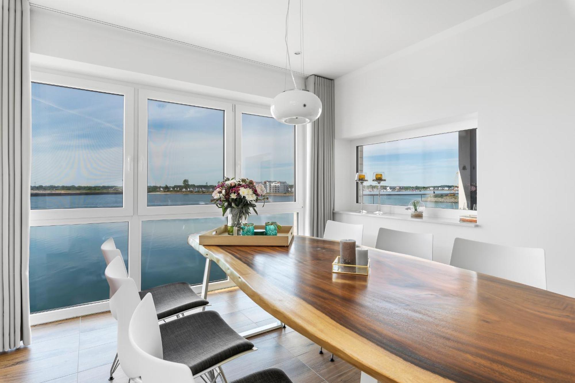 Brise- Direkt Am Wasser, Hafenblick, Fahrstuhl, Sauna, Ueberdachter Balkon Ольпеніц Екстер'єр фото